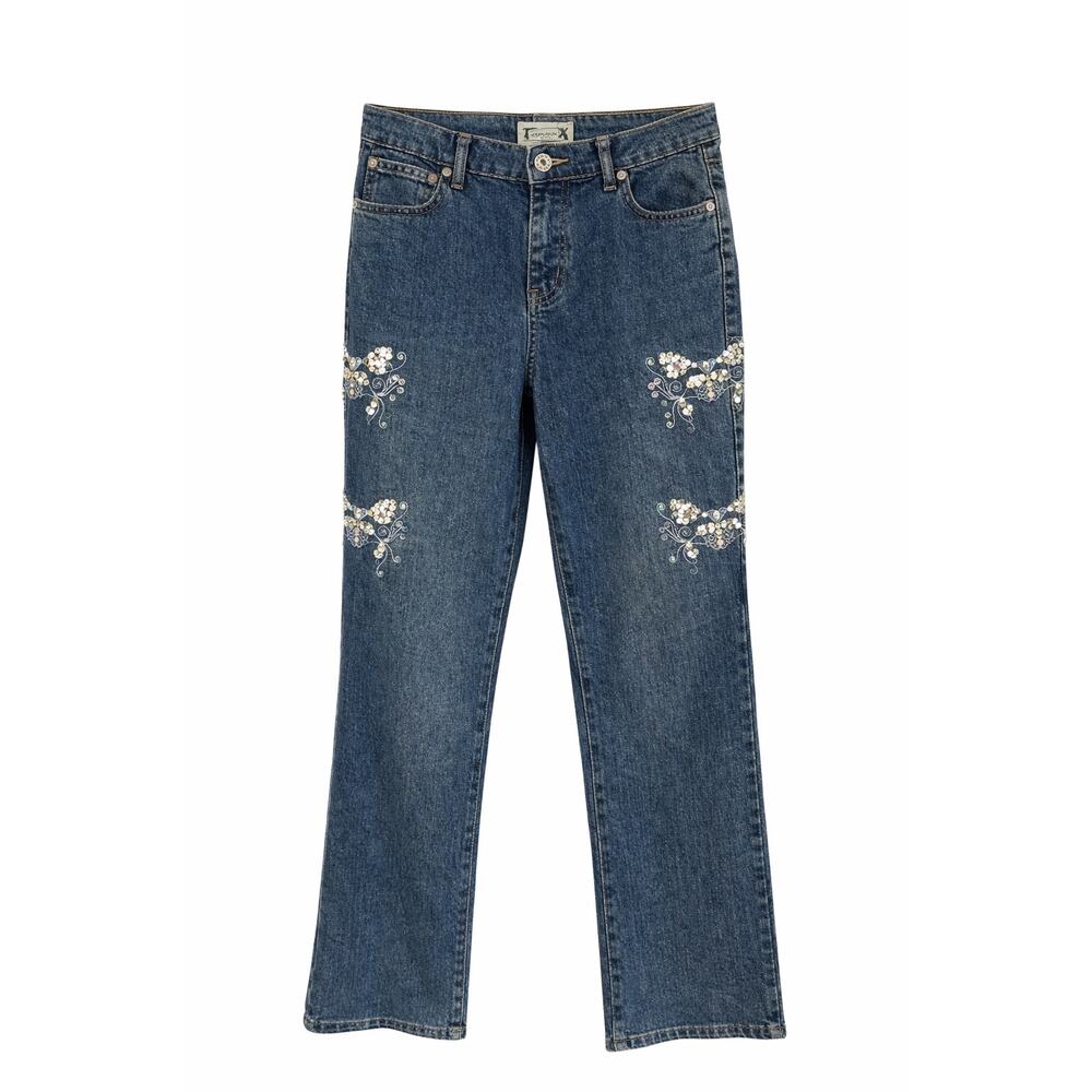 Y2K Traxx Embellished Jeans